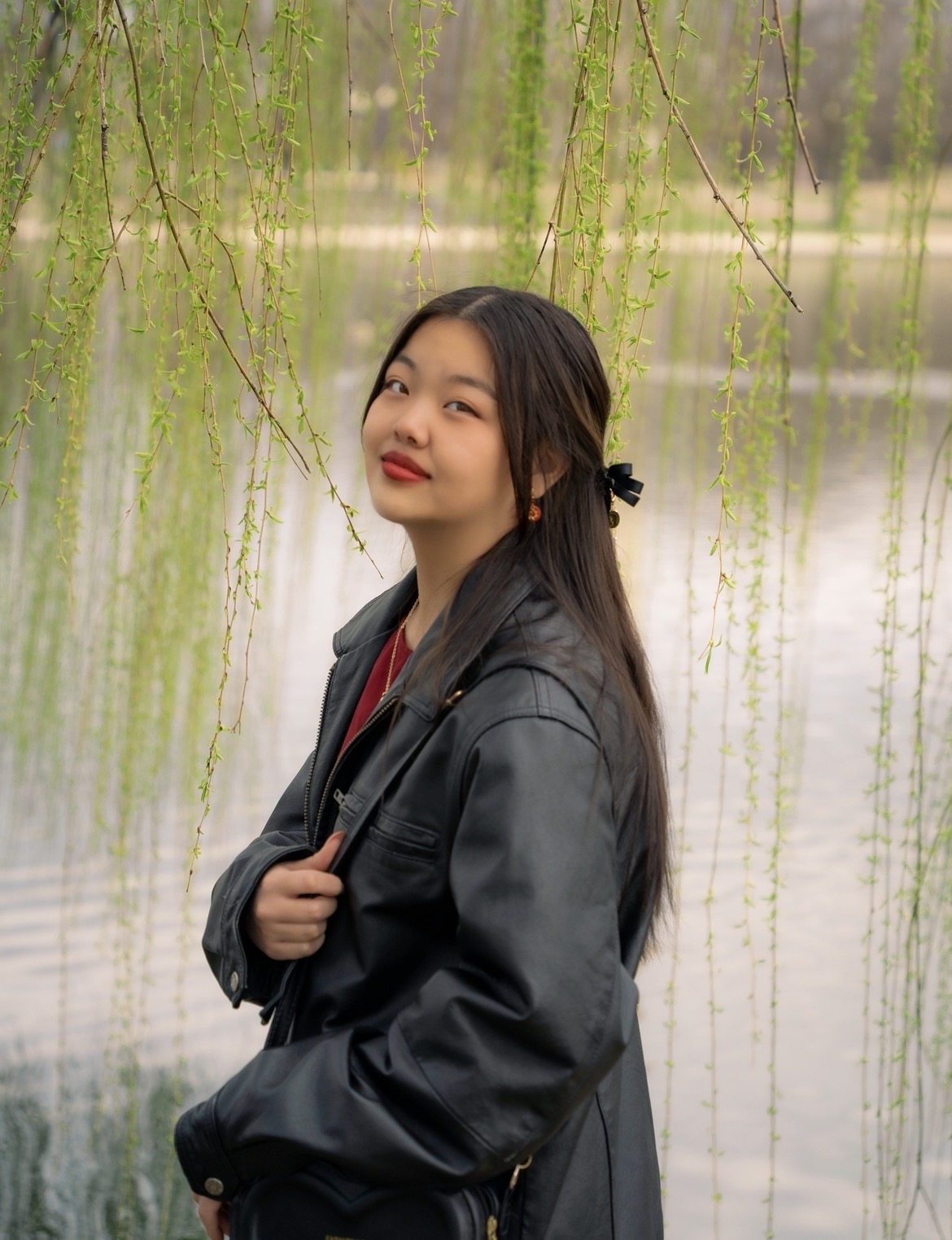 Mira under the willows
